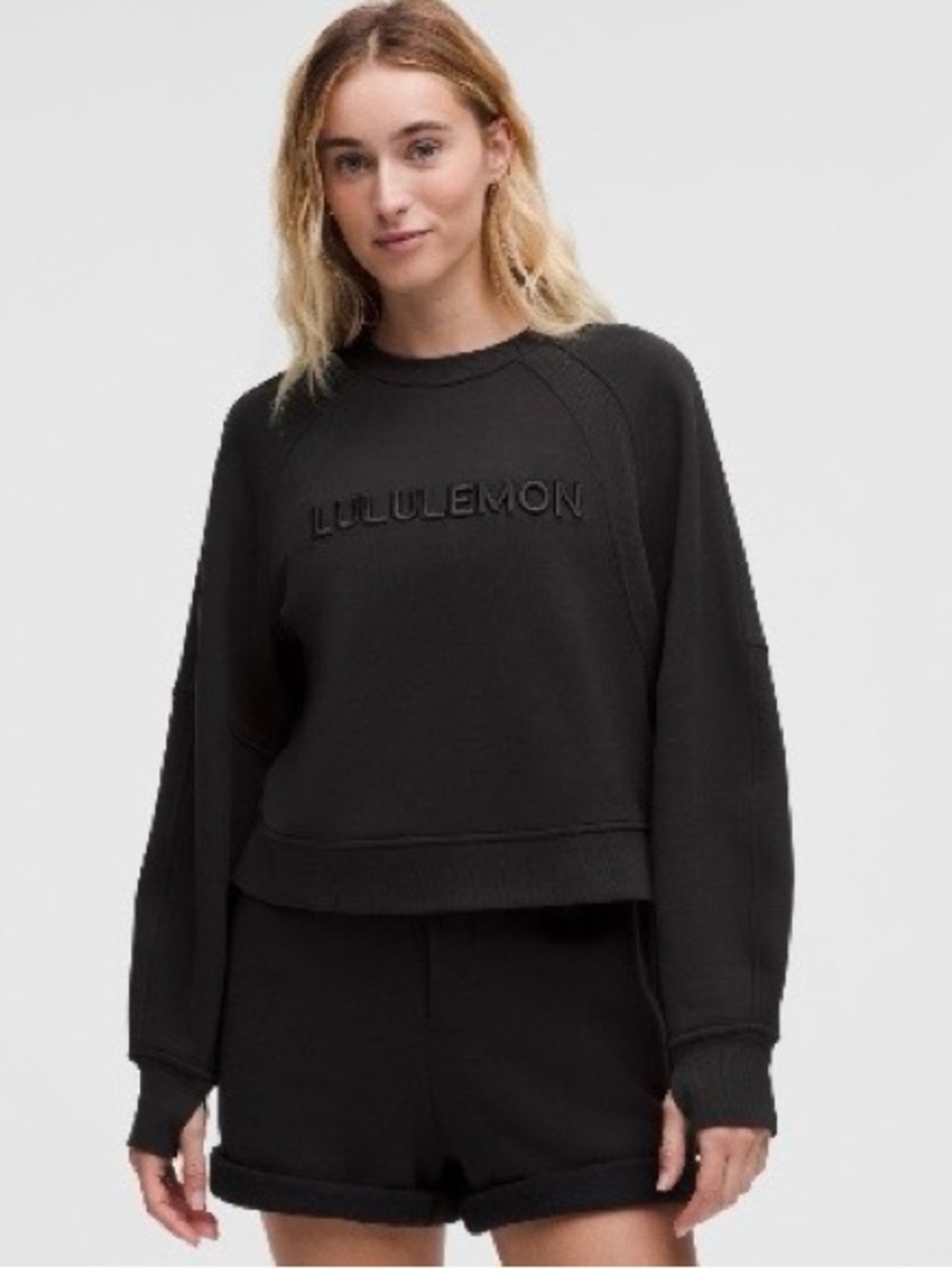 Lululemon Scuba Oversized Pullover *Wordmark size xs/s